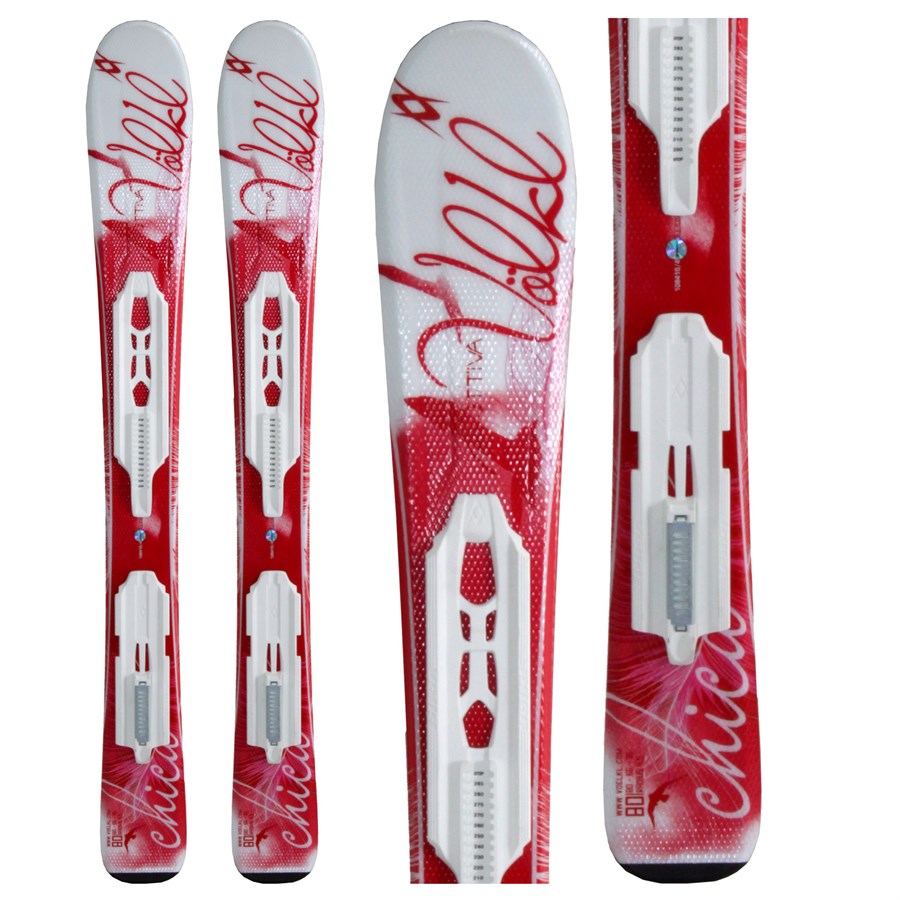 Volkl Chica Jr Skis + Marker 3Motion 4.5 Bindings - Girl's 2009 | evo