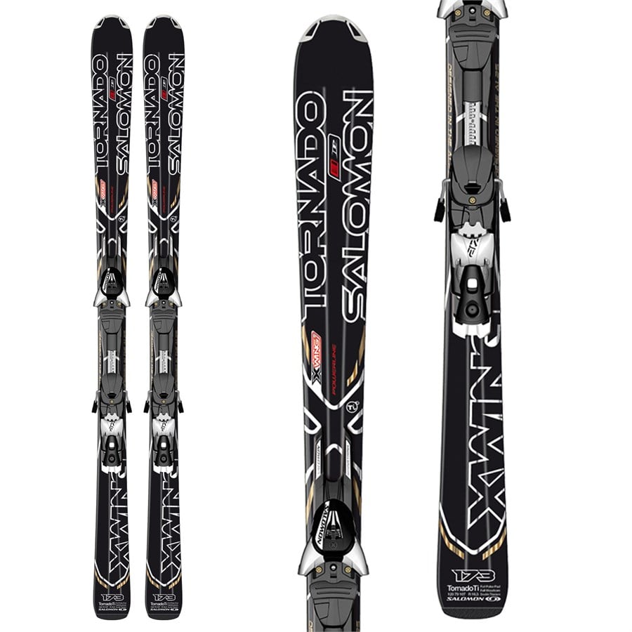 Salomon XWing Tornado Ti Powerling Skis + Z12 Bindings 2011 evo