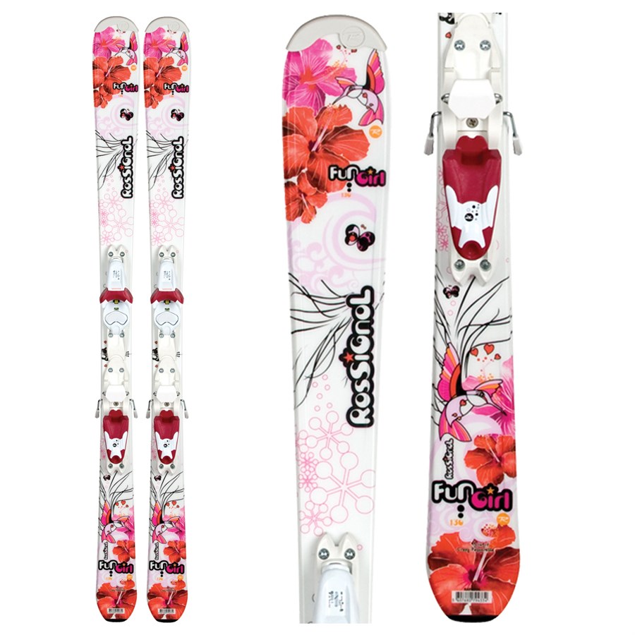 Rossignol SCRATCH GIRL FS WRS freestyle skis 158cm with Rossignol 110  Bindings ~