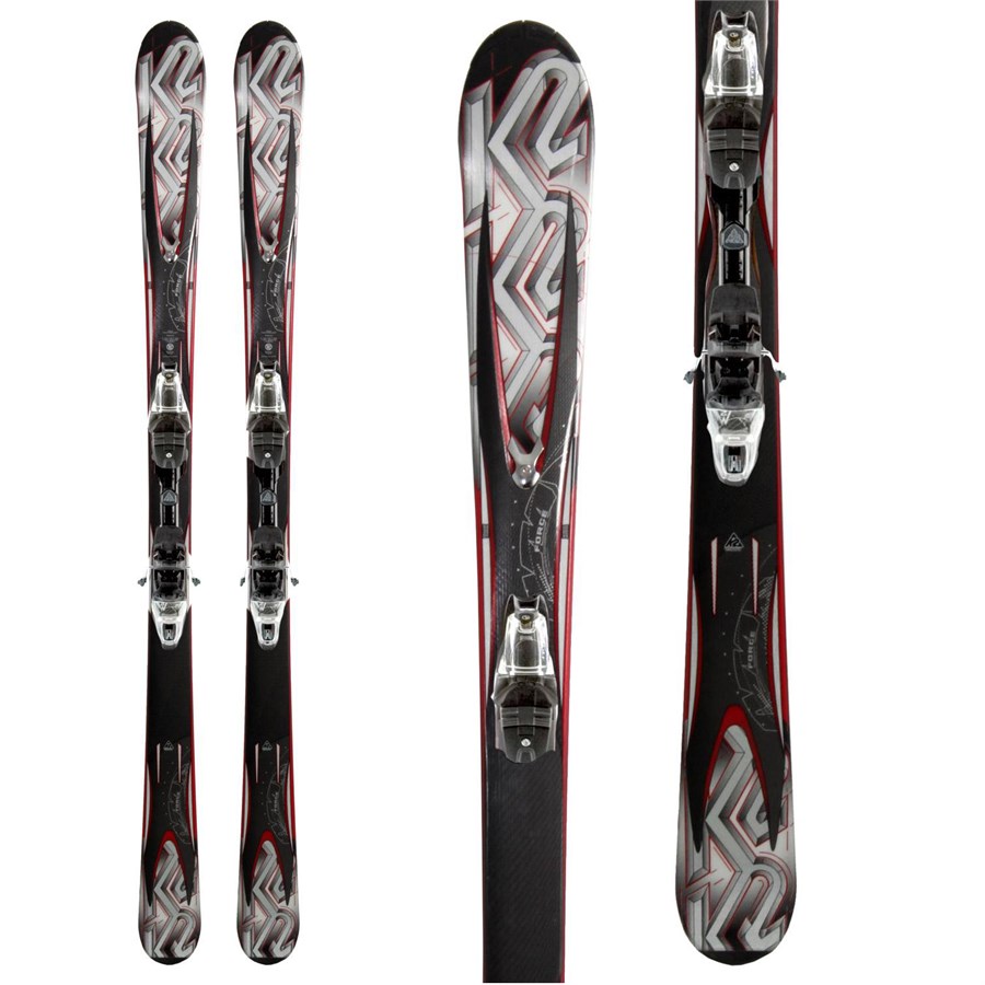 K2 AMP FORCE オールラウンドスキー板 160cm ビンディング付き 