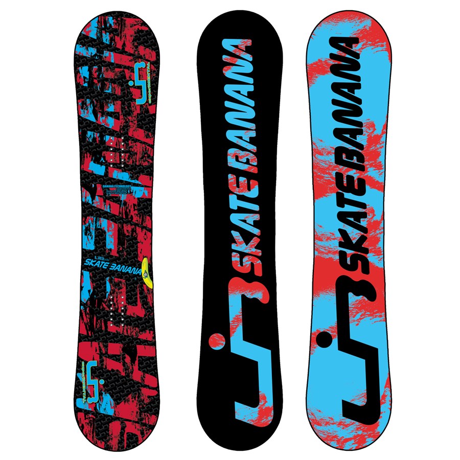 Lib Tech Skate Banana BTX Wide Banana Rocker (Red/Blue) Snowboard