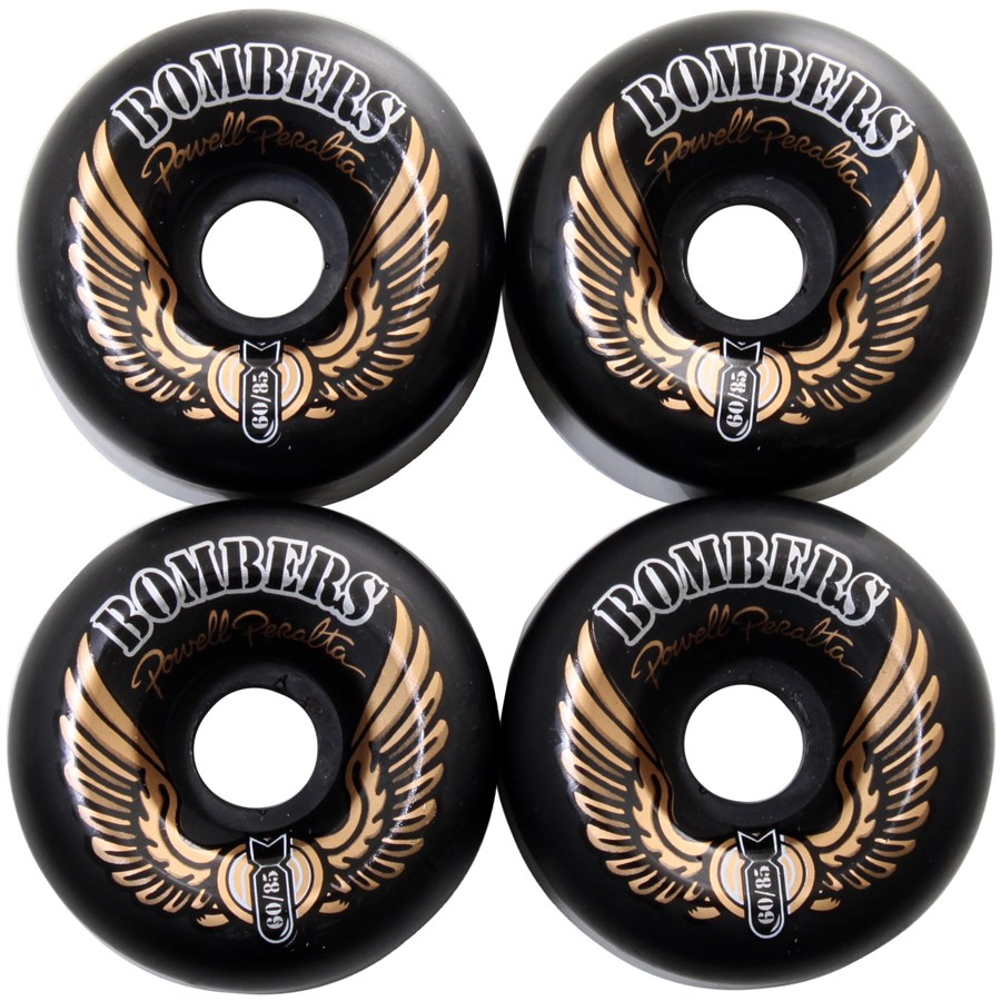 Powell Peralta Powell Peralta Bomber 60mm 85A Black | evo