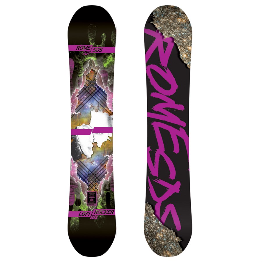 Rome Snowboards Women's Lo-Fi Snowboardパステルピンク149 Snowboard Rome Lo-Fi 2008⁄2009 :: Snowboard and ski catalog