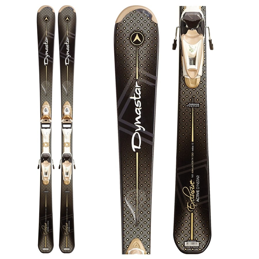 Dynastar Exclusive Active D'N Star Skis + Nova Exclusive AFC Fluid Bindings  - Women's 2012 | evo