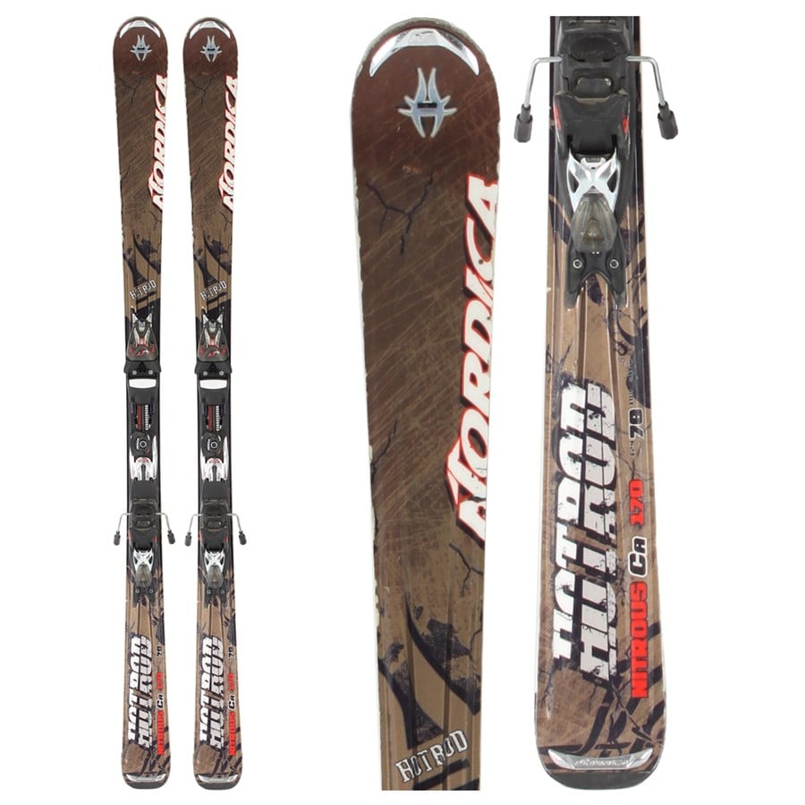 スキー 170 NORDICA NITROUS + MARKER BINDING Nordica Hot Rod Nitrous Skis + Bindings - Used 2010 - Used | evo