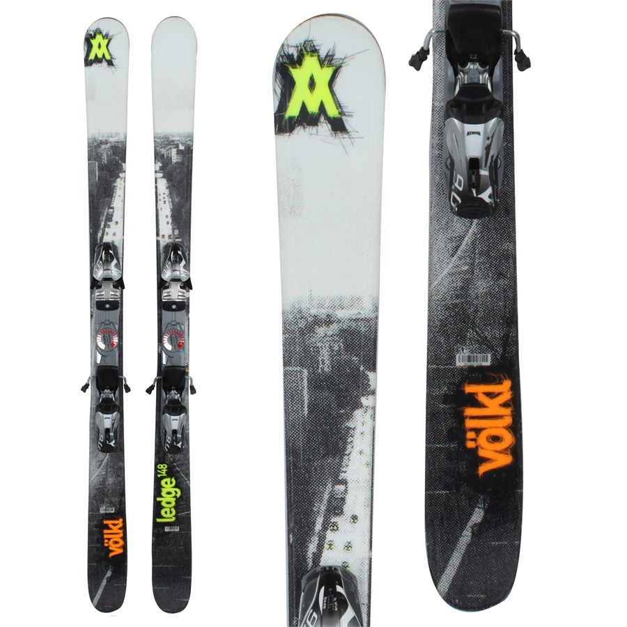 Volkl Ledge Skis + Bindings Used 2010 evo