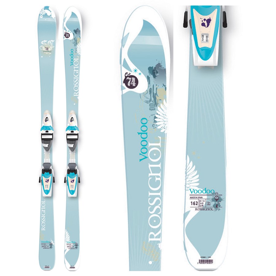 Rossignol Voodoo SC74 Skis + SPH 90 Bindings - Women's 2009 | evo