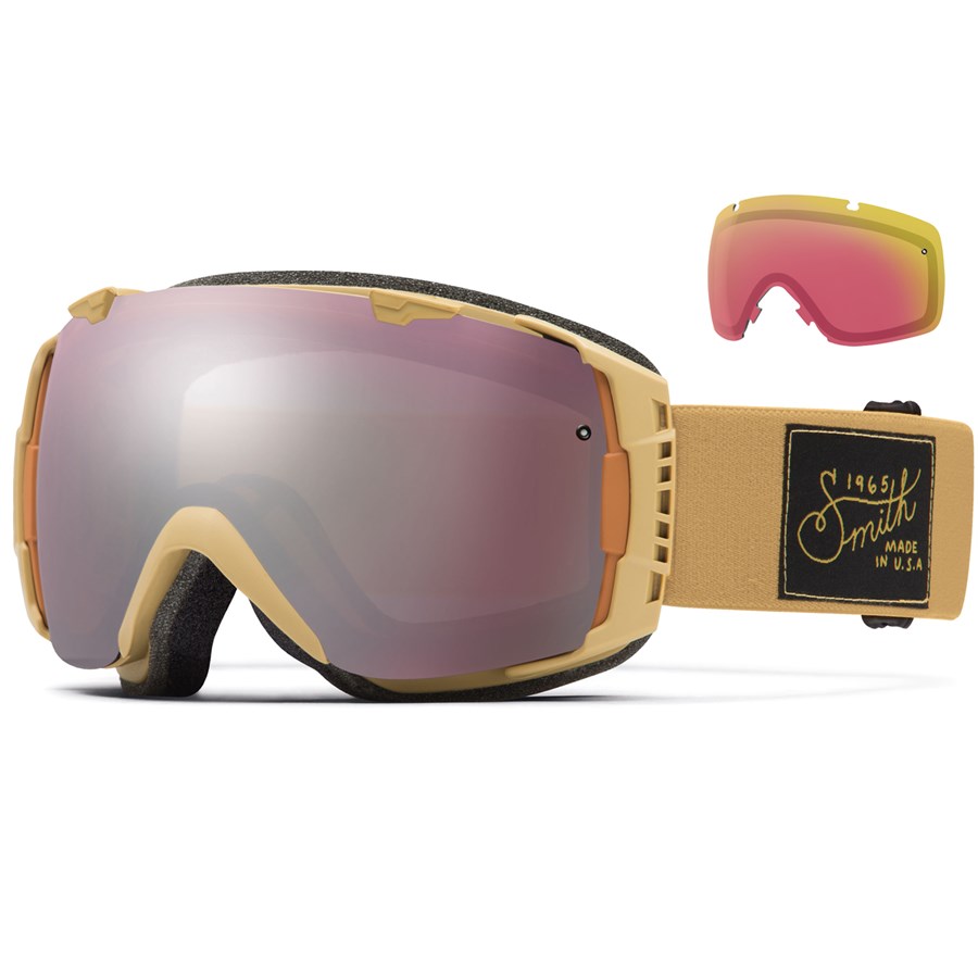 Smith Optics I/OS Goggles， Violet Ombre， Blackout-