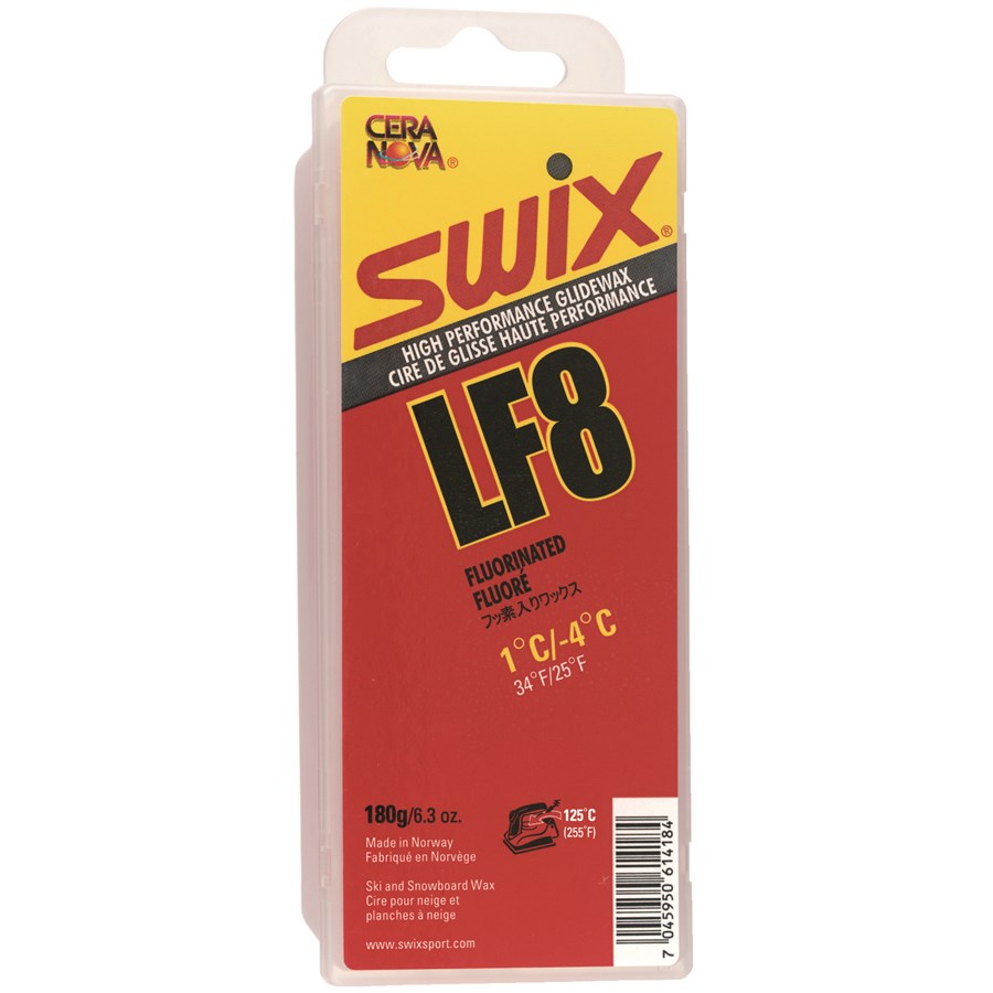 SWIX LF8 Red 180g Wax | evo