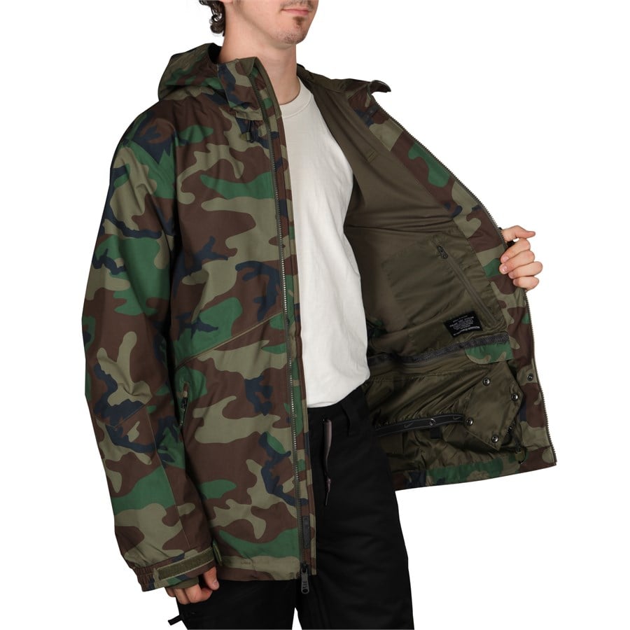 nike camo parka