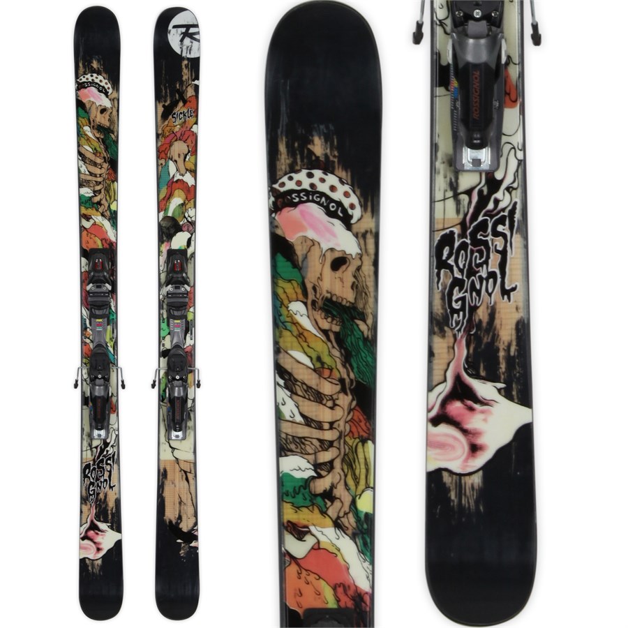 Rossignol Sickle Skis Axial 2 Speedset Bindings Used 2013 Used evo