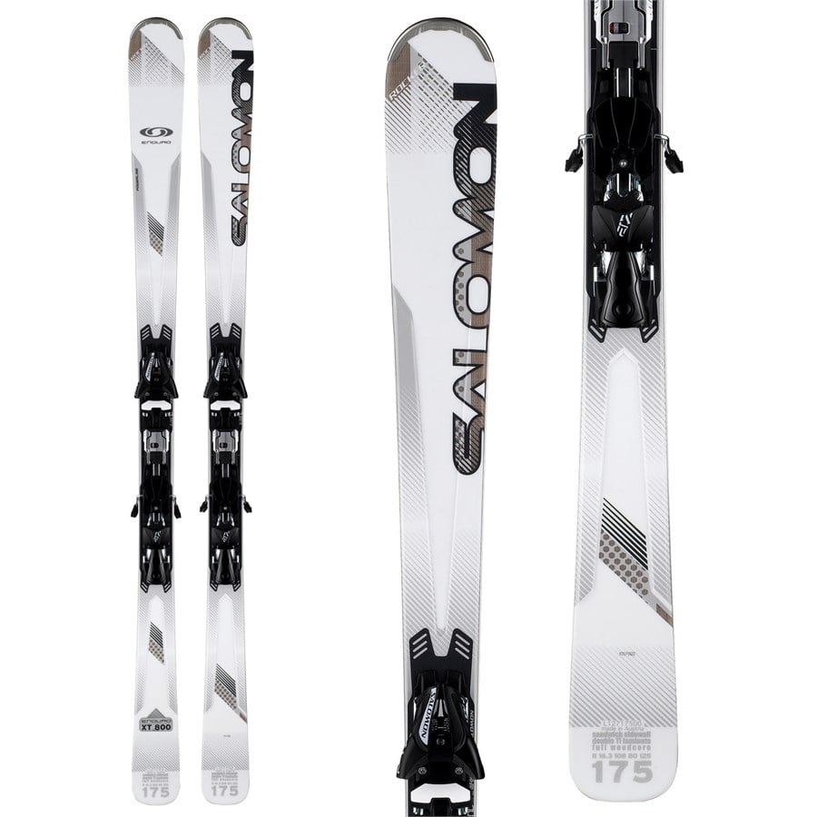 Salomon Enduro XT 800 Skis + Z10 Bindings 2012 evo