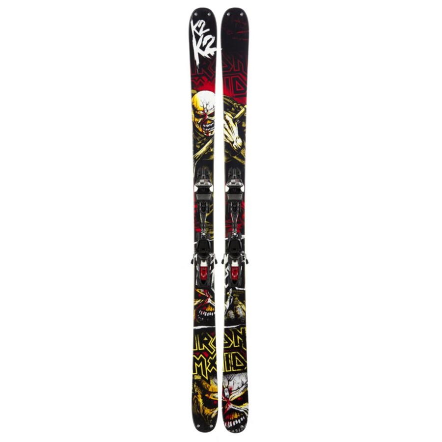 K2 Iron Maiden Skis + Marker Squire Schizo Bindings 2013 | evo