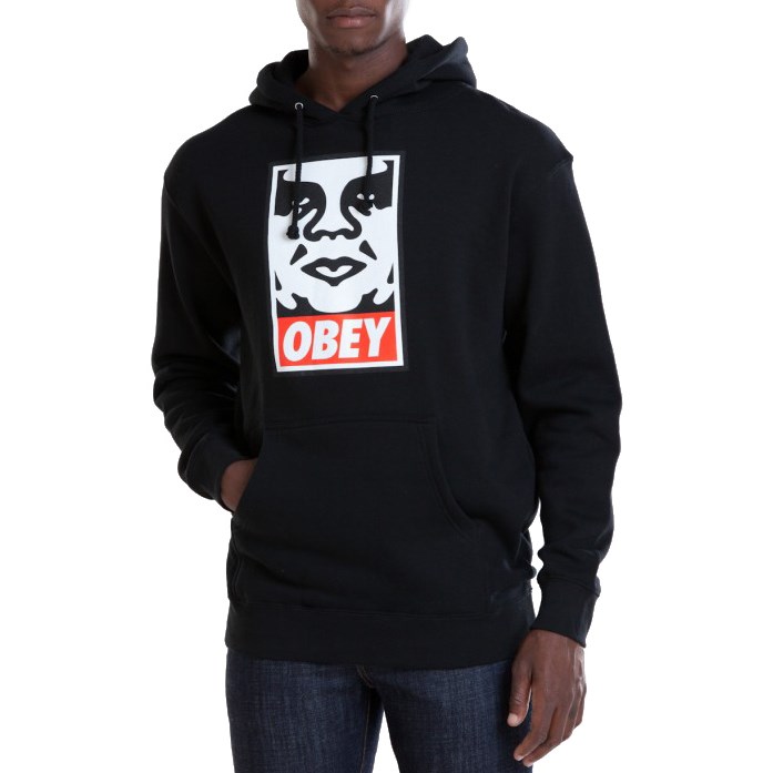 Obey Clothing Icon Face Pullover Hoodie | evo outlet