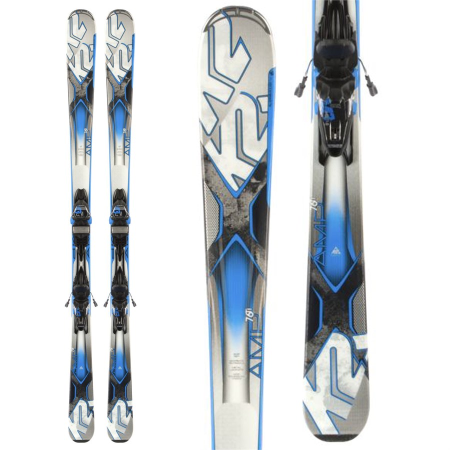 K2 AMP 76Ti Skis + M3 12 Bindings 2014 | evo