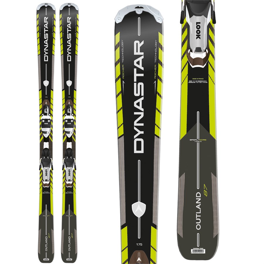 Dynastar Outland 87 Skis + PX 12 Fluid Bindings 2014 | evo