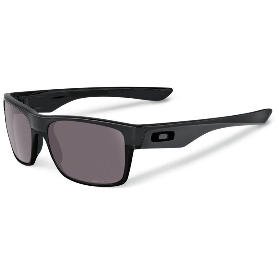 oakley two face sunglasses covert matte black prizm daily polarized front