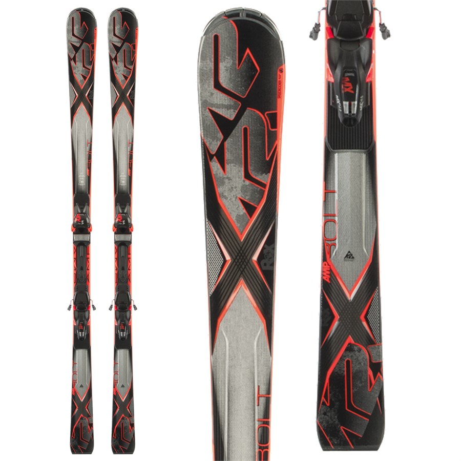 K2 AMP Bolt Skis + MX 14 Bindings 2015 | evo