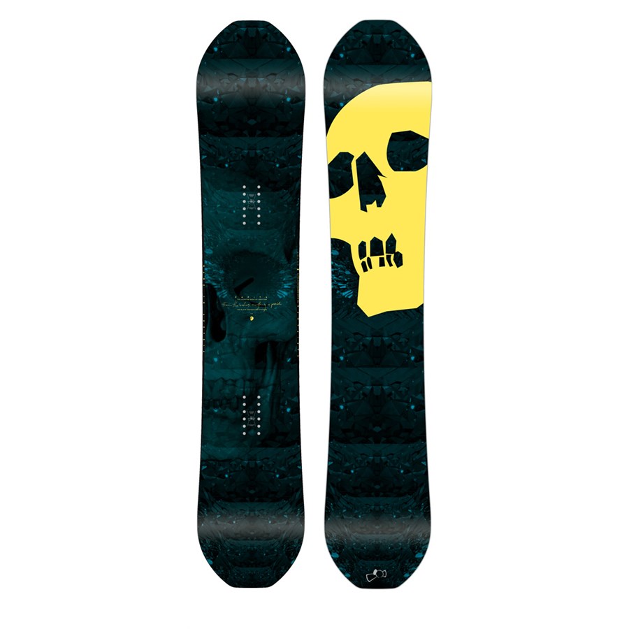 capita black snowboard of death 162