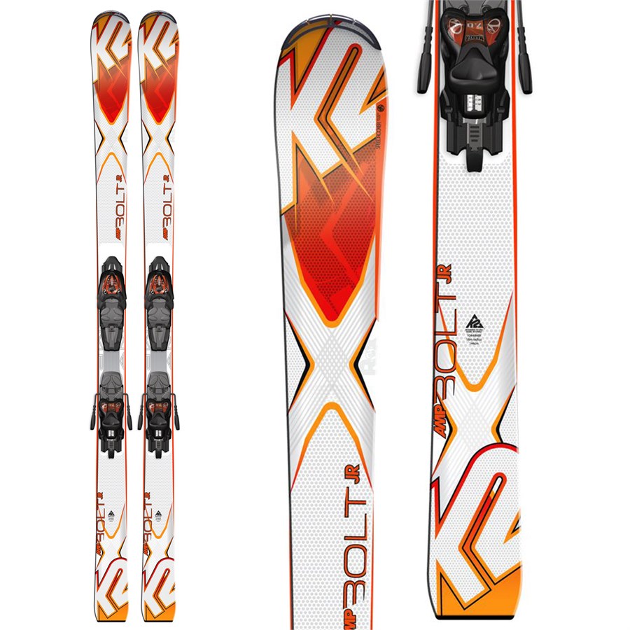 K2 Bolt Jr Skis + Fastrak2 7 Bindings - Big Boys' 2016 | evo