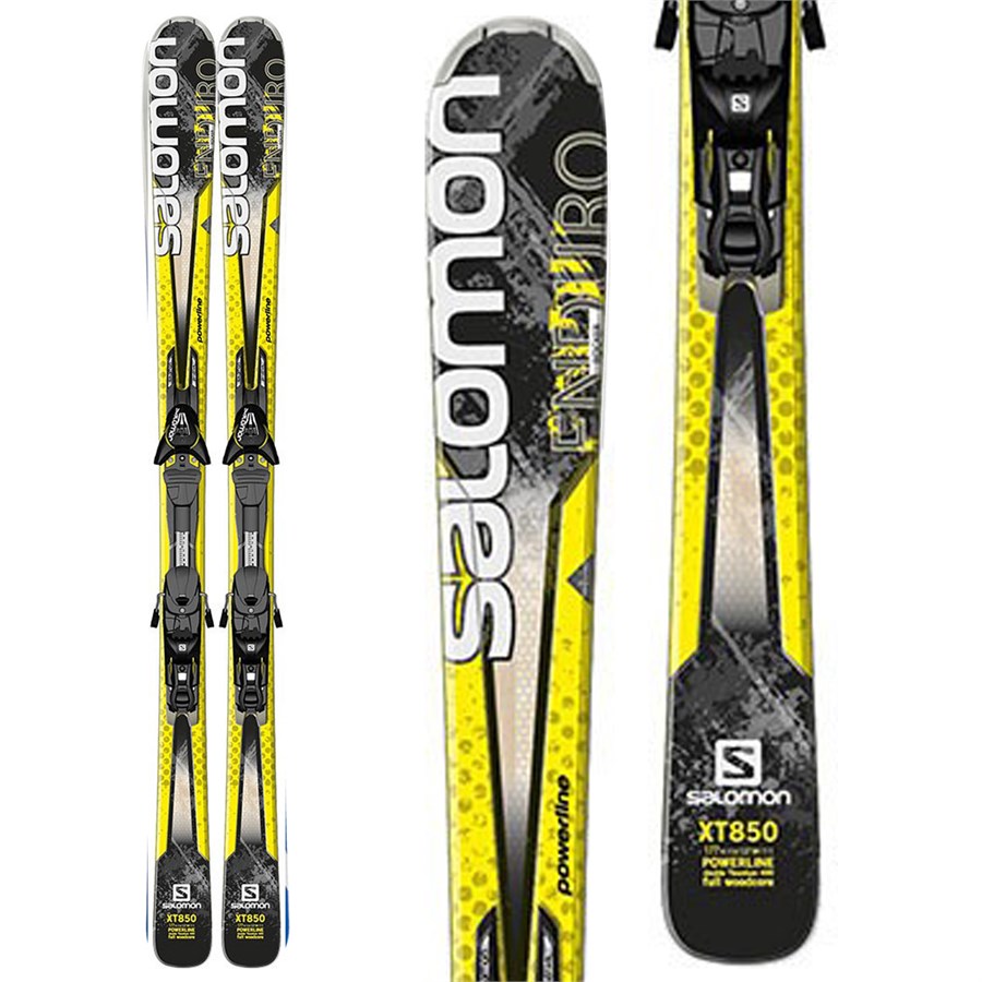 Eller lineær At hoppe Salomon Enduro XT 850 Skis + Z12 Demo Bindings - Used 2013 - Used | evo