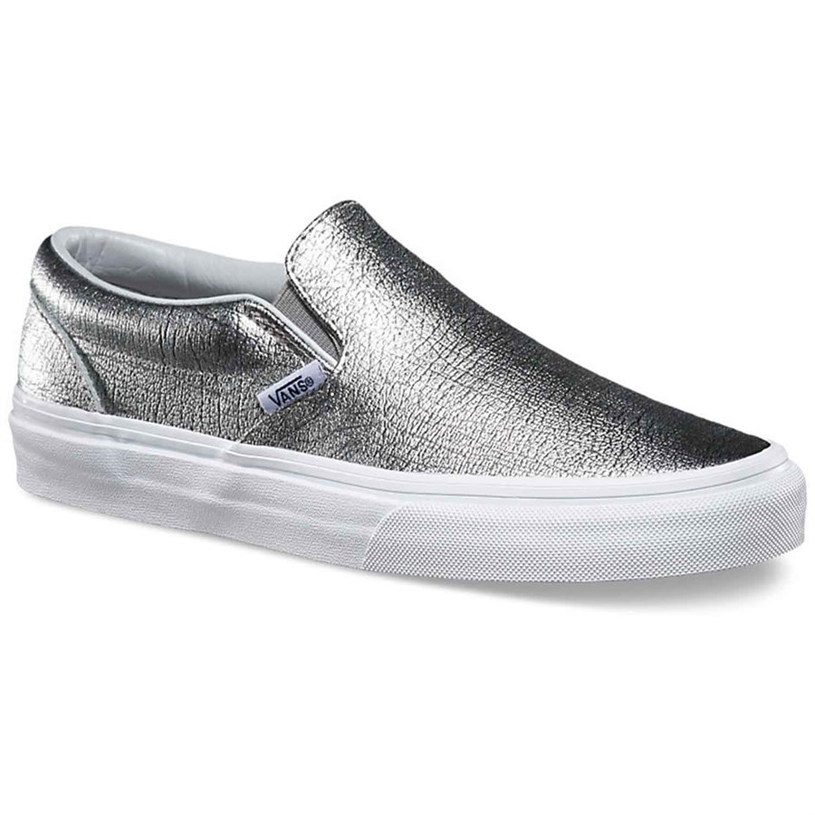 girls metallic vans