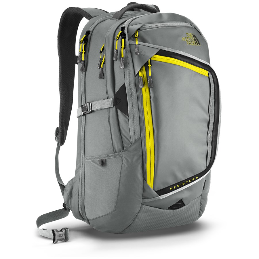 The north face inductor Joey charged backpack in black newest and neon yellow