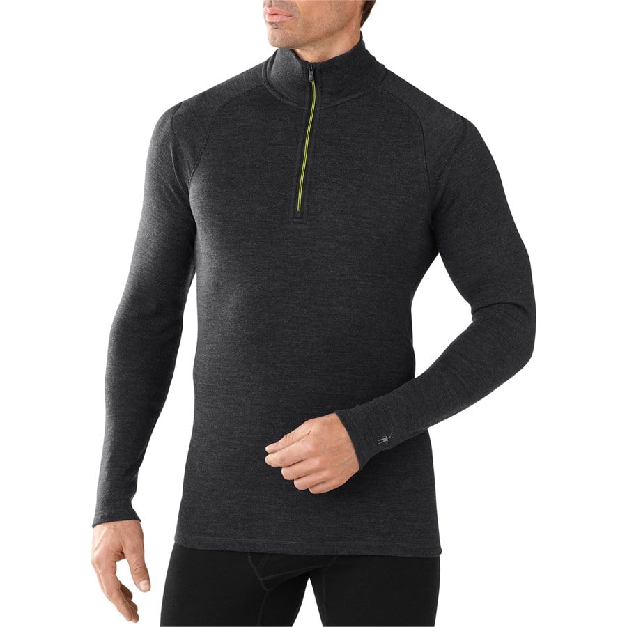 Seal限定商品 Zip 1 4 Pattern Baselayer 250 ベースレイヤー Merino インナー 下着 メンズ Smartwool スマートウール Neck Scape Mountain Olive Top Military メンズ Oy2 Ff2f1375df