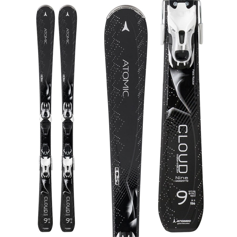 Atomic Cloud Nine Skis + Lithium 10 Bindings Women's 2017 evo