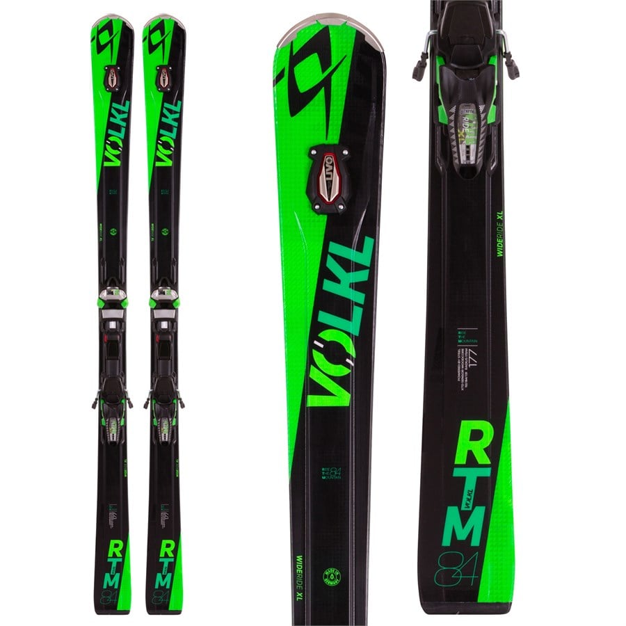 Volkl RTM 84 UVO Skis + iPT Wide Ride 12.0 Bindings 2016 | evo outlet