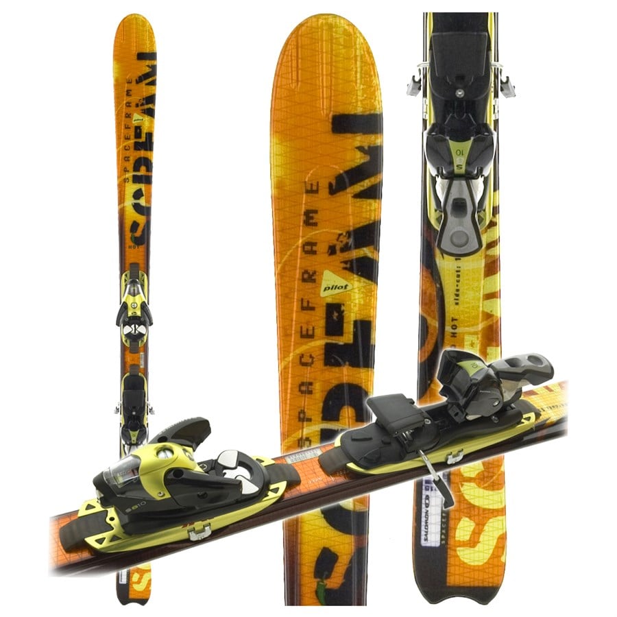 Salomon Scream 10 Hot Skis + Bindings 