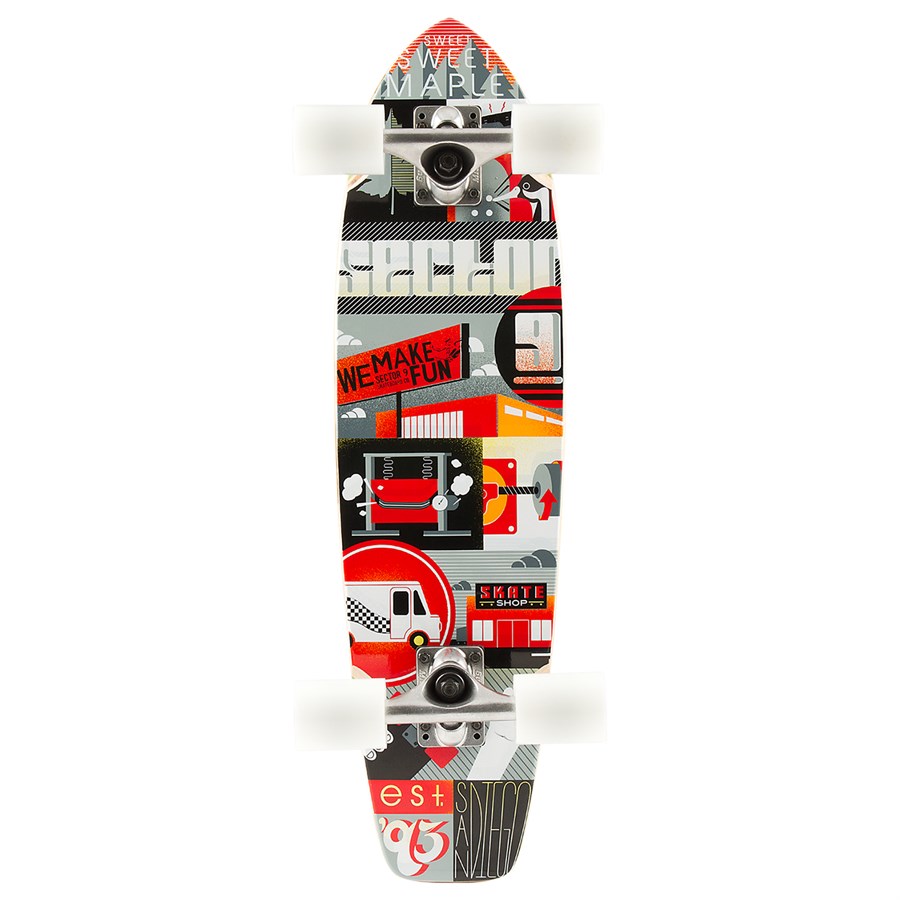 セクター9 ダート　sector9 dart Sector 9 Dart Cruiser Complete Blue Green 28X7.5