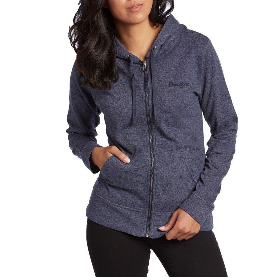 navy patagonia hoodie