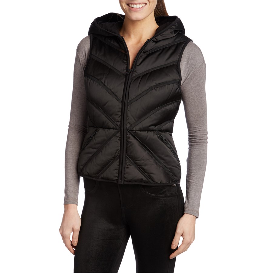 Blanc Noir Mesh Puffer Inset Vest Women s evo