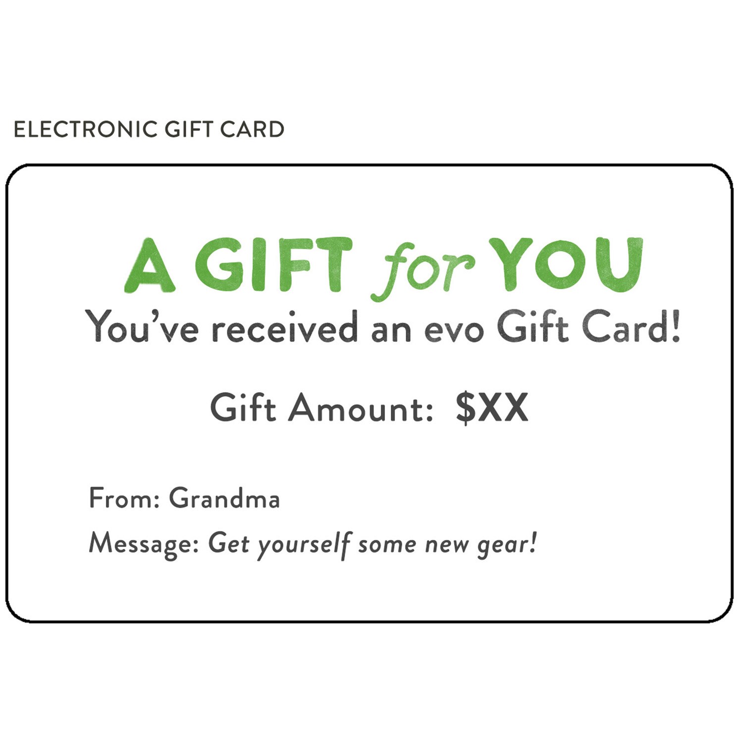 Evoolution Online Gift Card