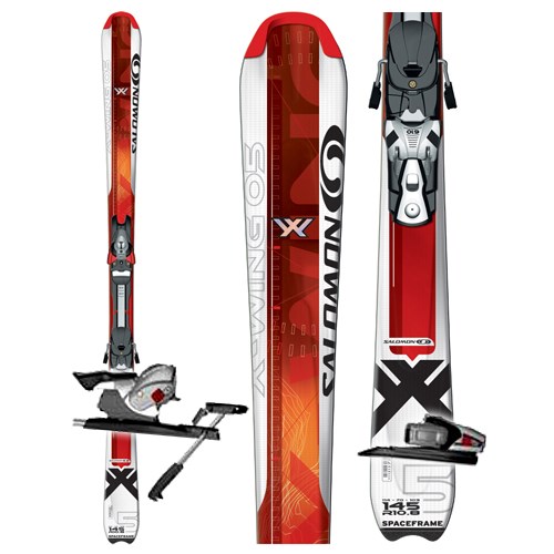 Salomon X Wing 5 Skis + Salomon Bindings 2007 Canada