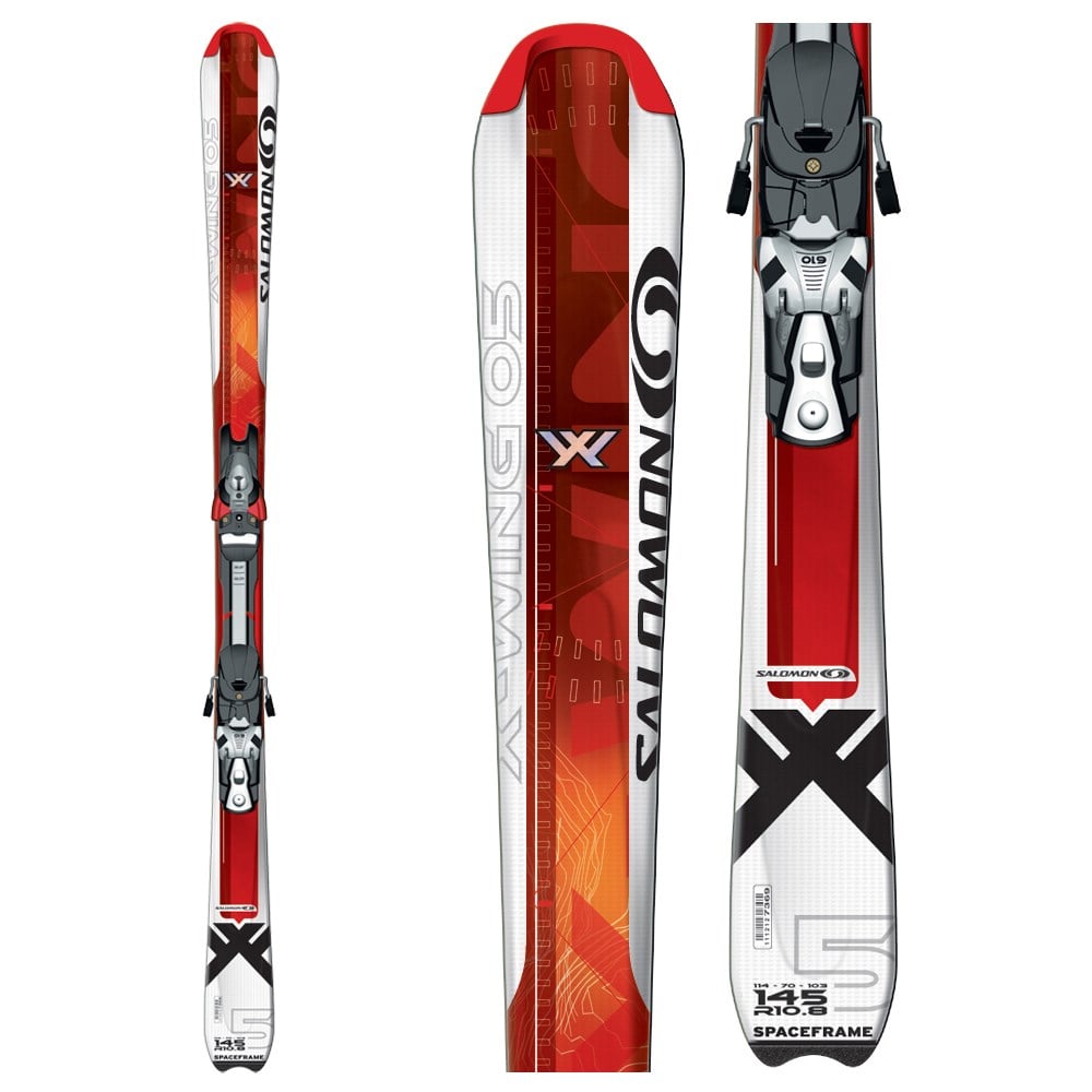 Salomon X Wing 5 Skis + Salomon C610 
