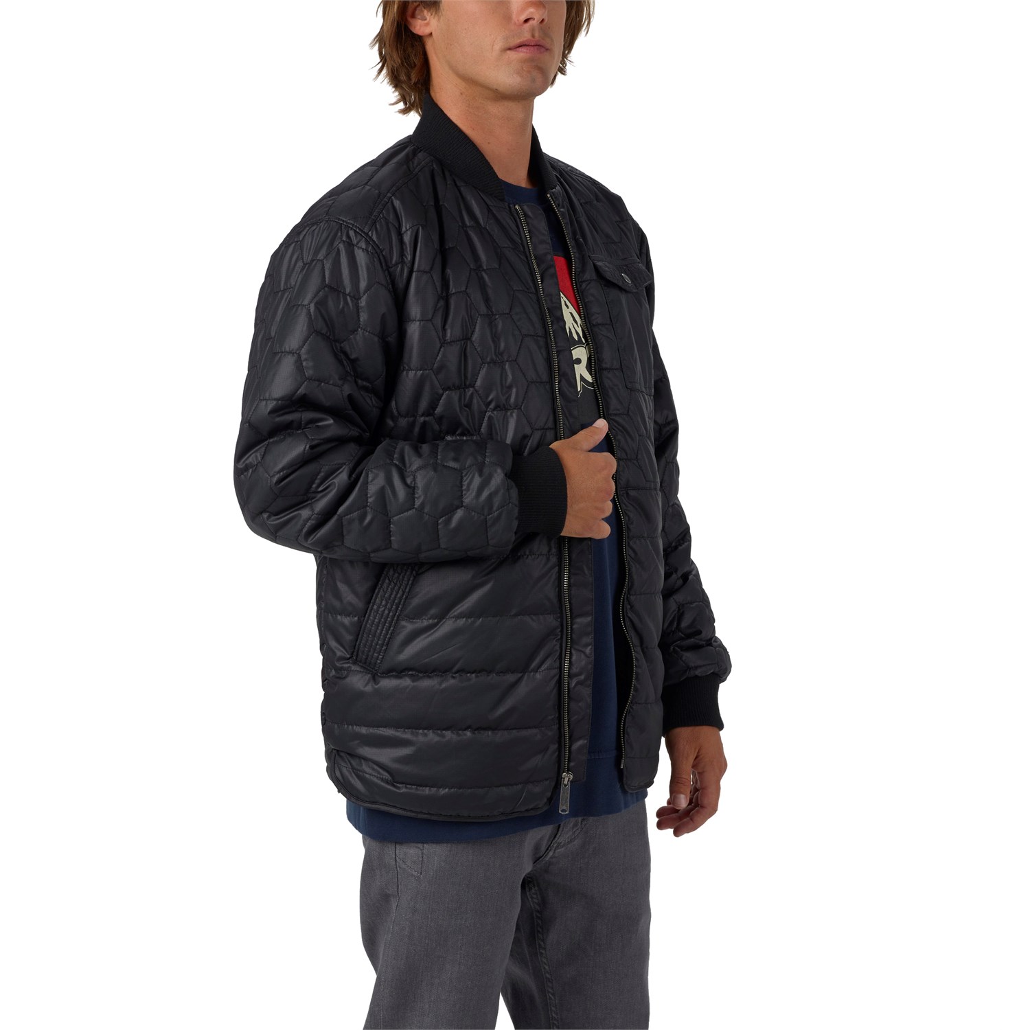 men's burton mallett bomber jacket