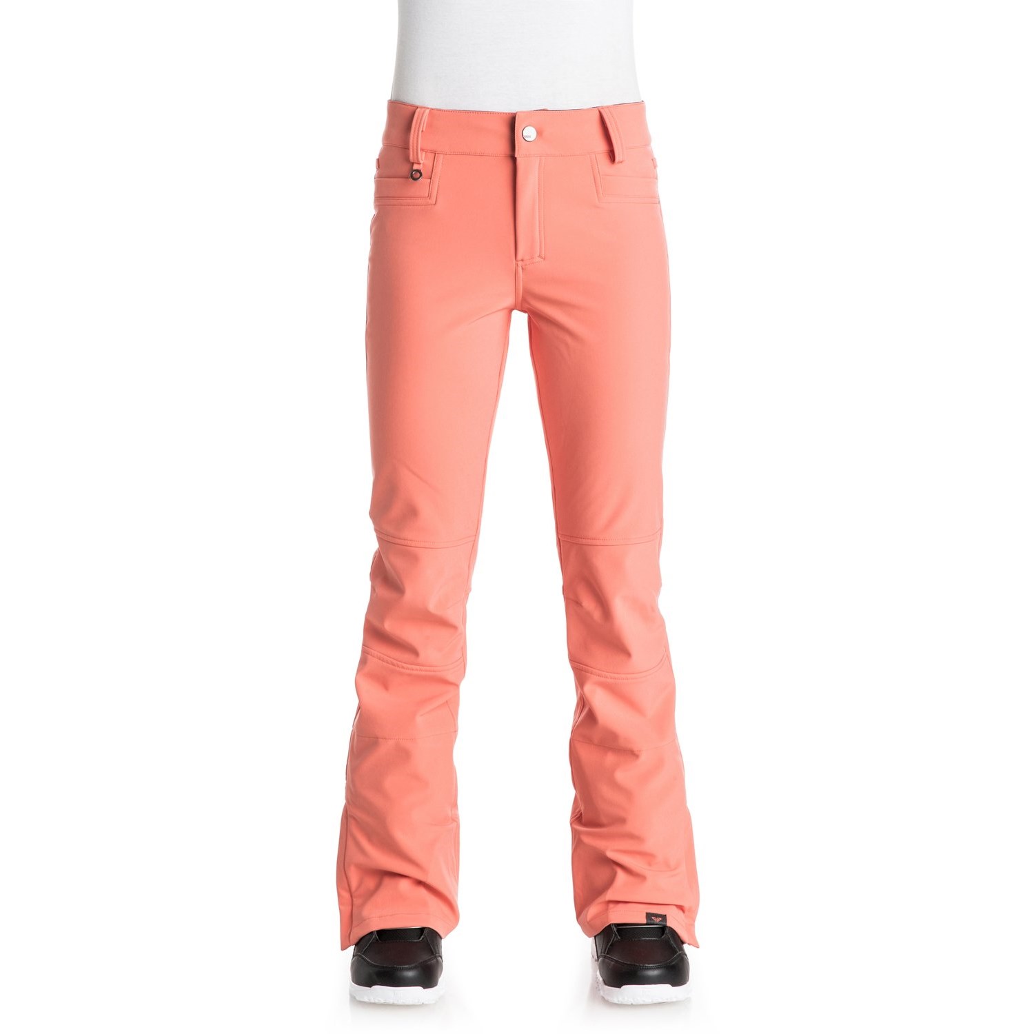 Roxy Creek Stretch Softshell Snowboard Pant Womens Bright White, Pants -   Canada