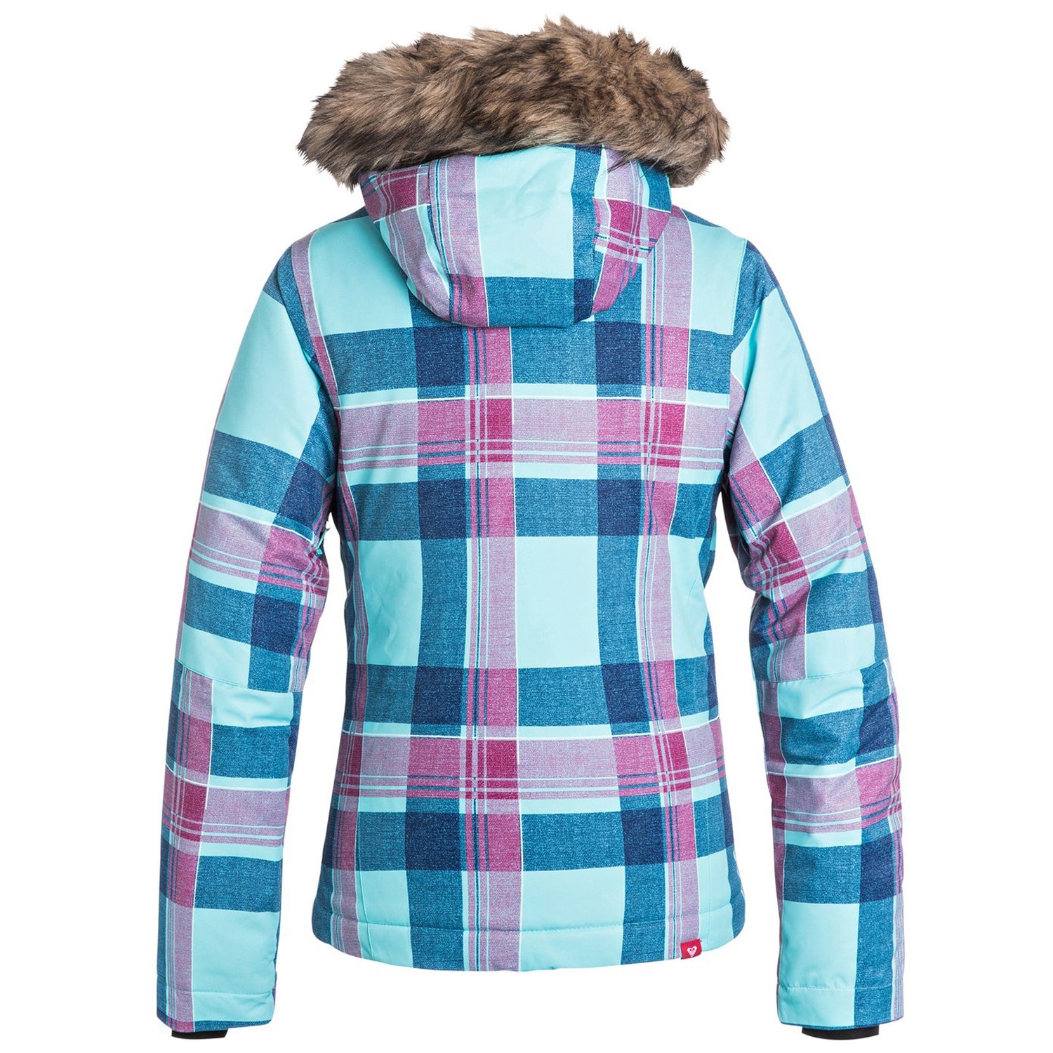 roxy plaid ski jacket