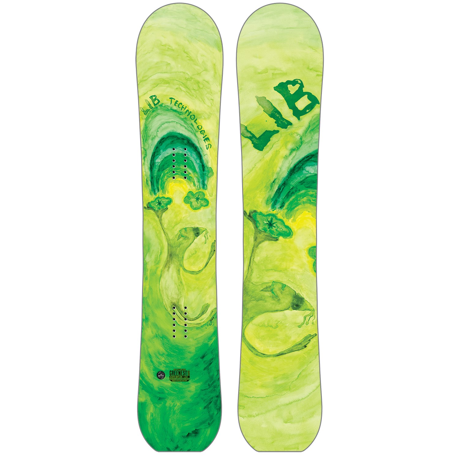 Lib Tech Wittlake World's Greenest DC3 BTX Snowboard 2017 | evo