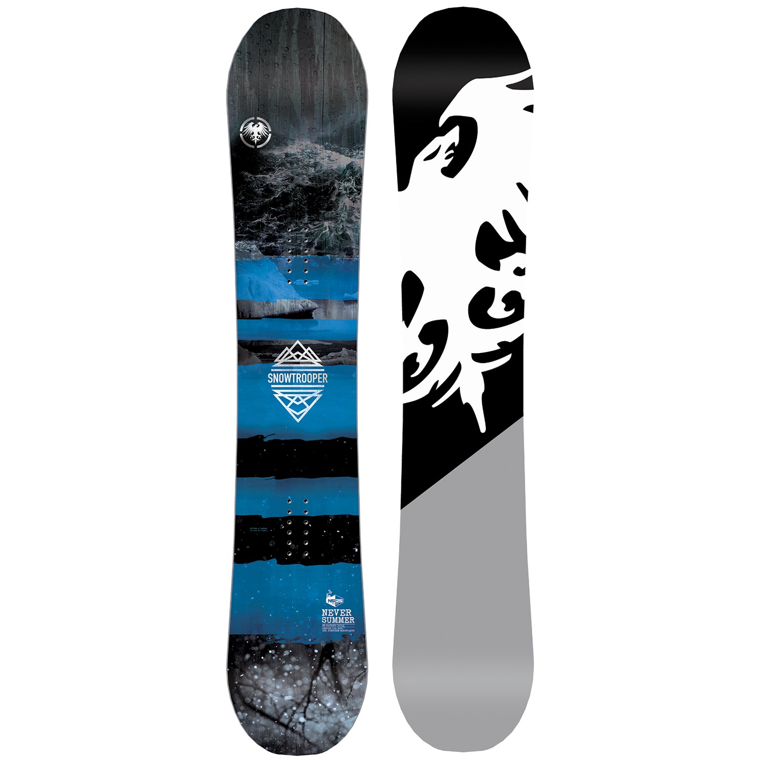 135 snowboard with bindings