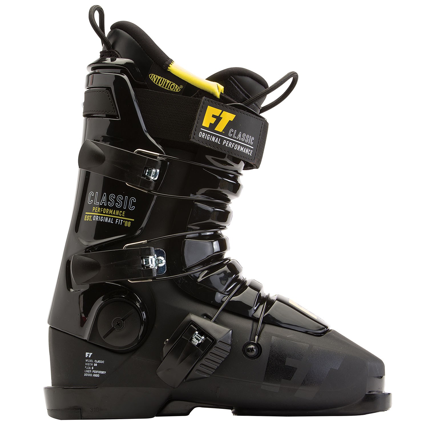 black ski boots
