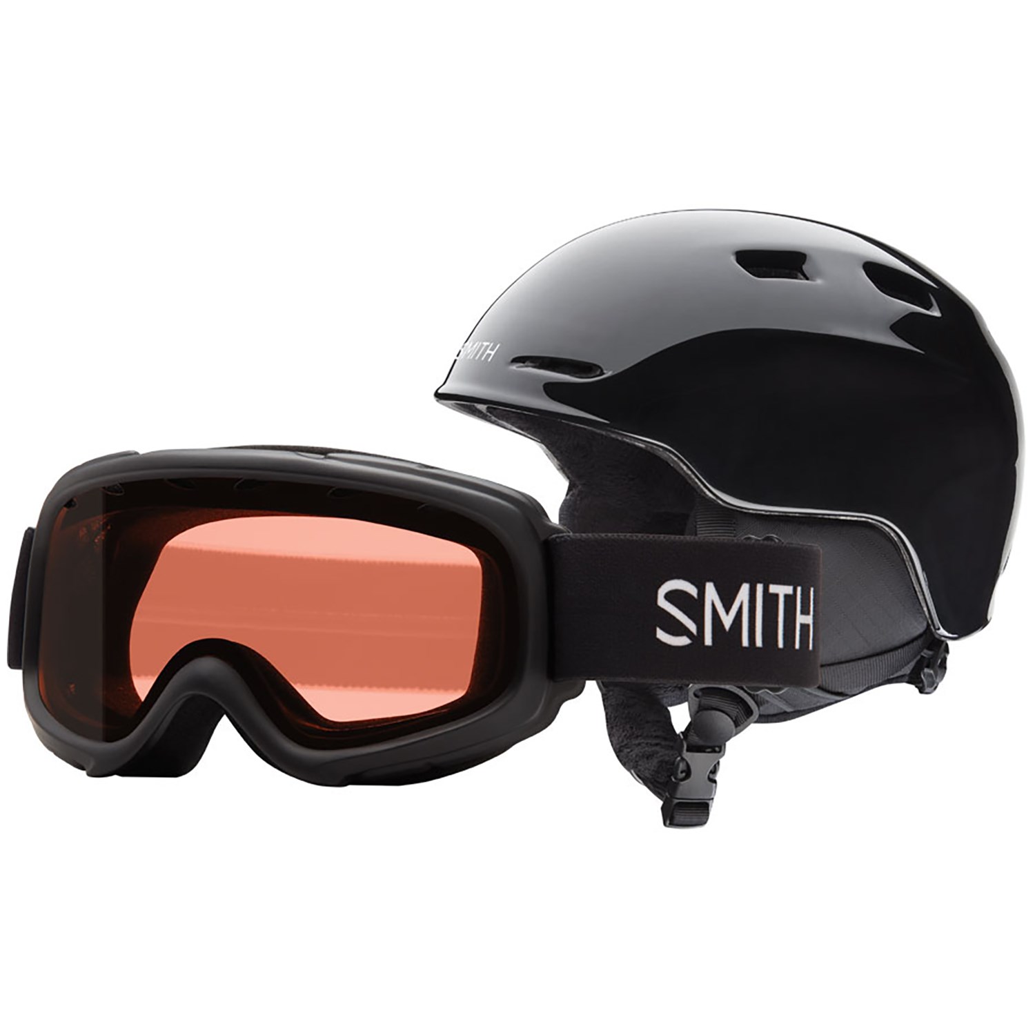 smith helmet and goggles package