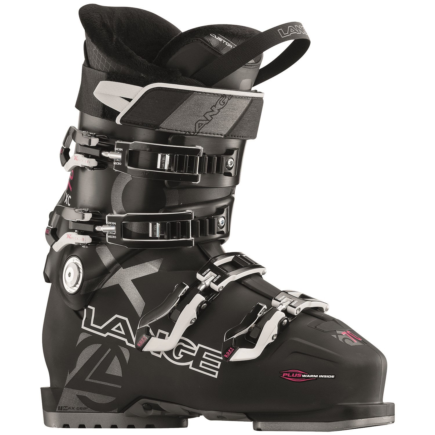 black ski boots