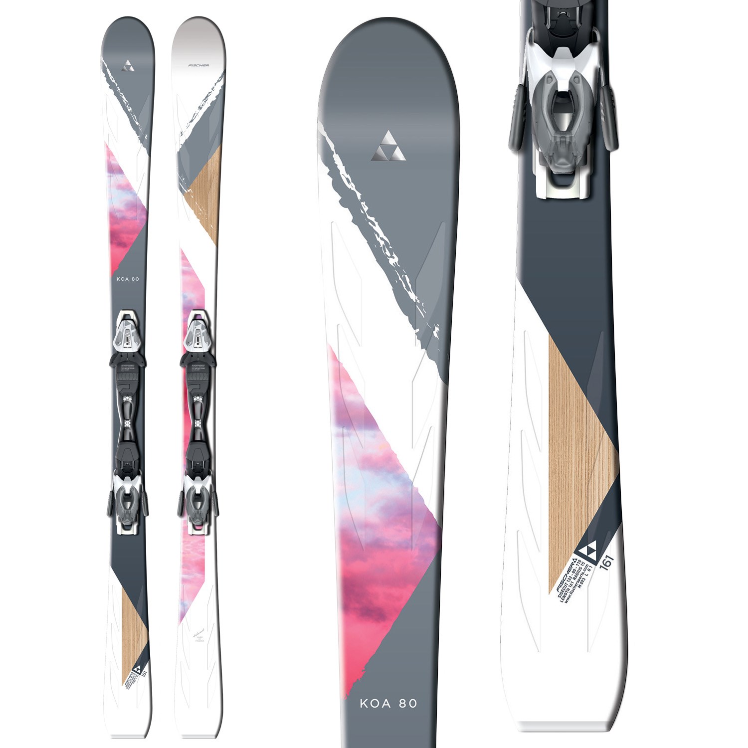 Fjord september romantisch Fischer Koa 80 Skis + V10 Ski Bindings - Women's 2016 | evo
