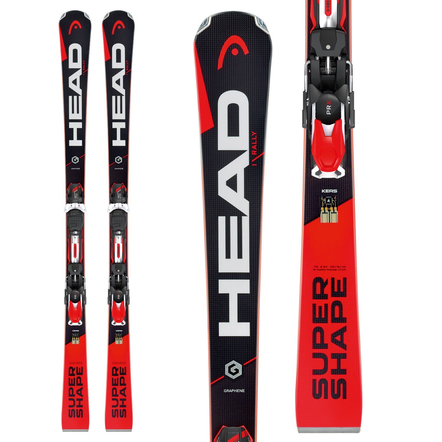 Head Supershape i.Rally SW Skis + PRX 12 Bindings 2017 | evo