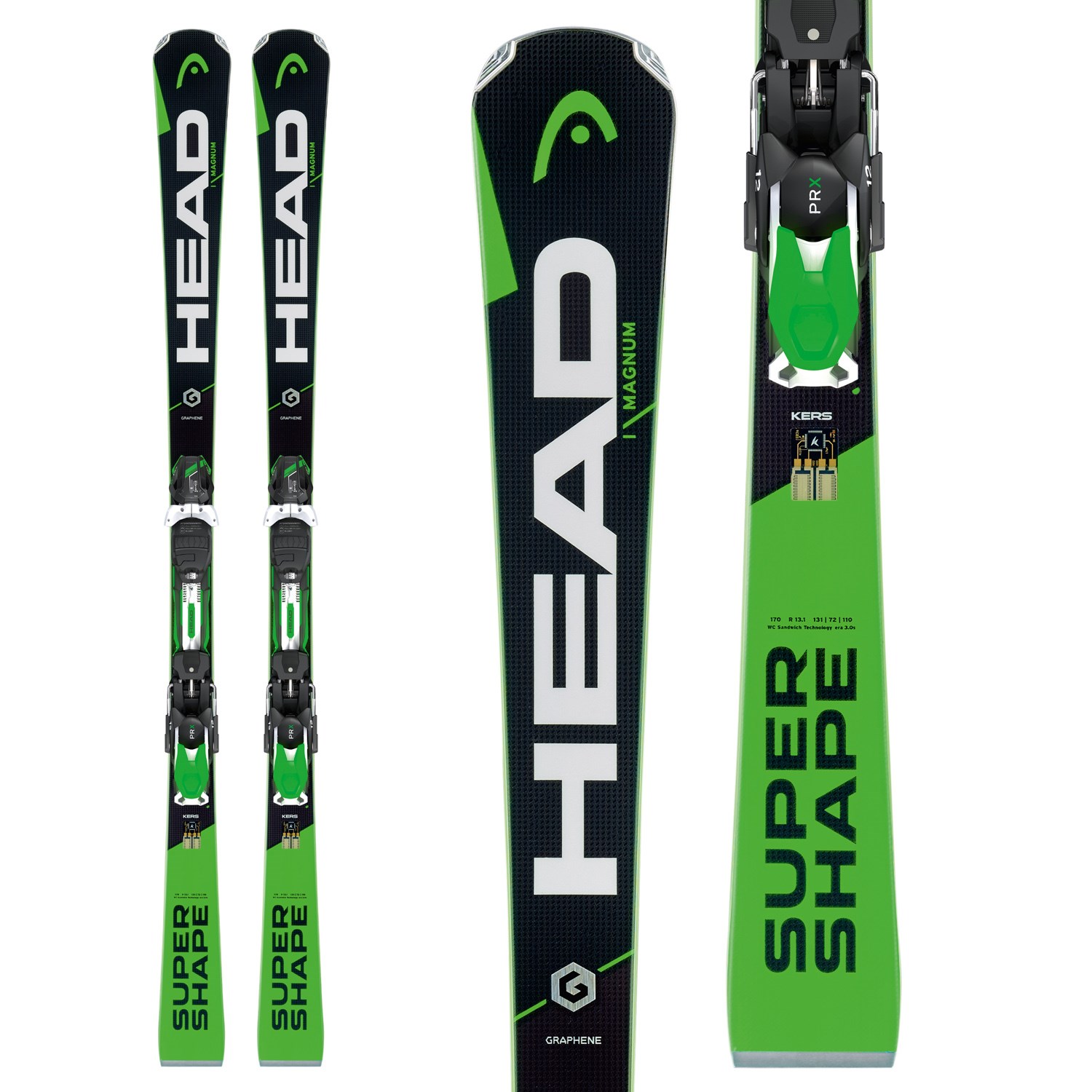 Head Supershape i.Magnum SW Skis + PRX 12 Bindings 2017 | evo