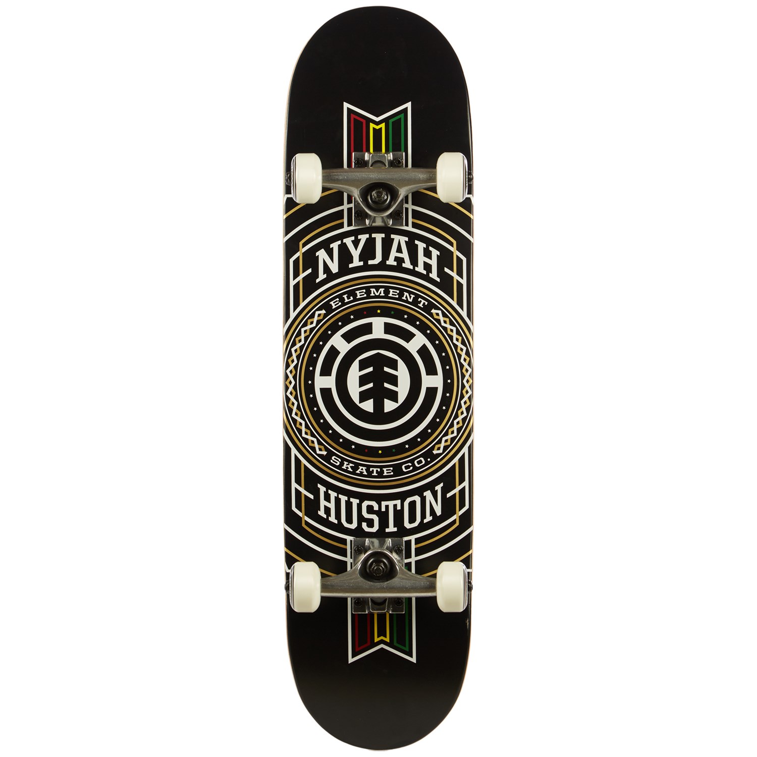 Element Nyjah R-Stamp 7.6 Skateboard Complete | evo