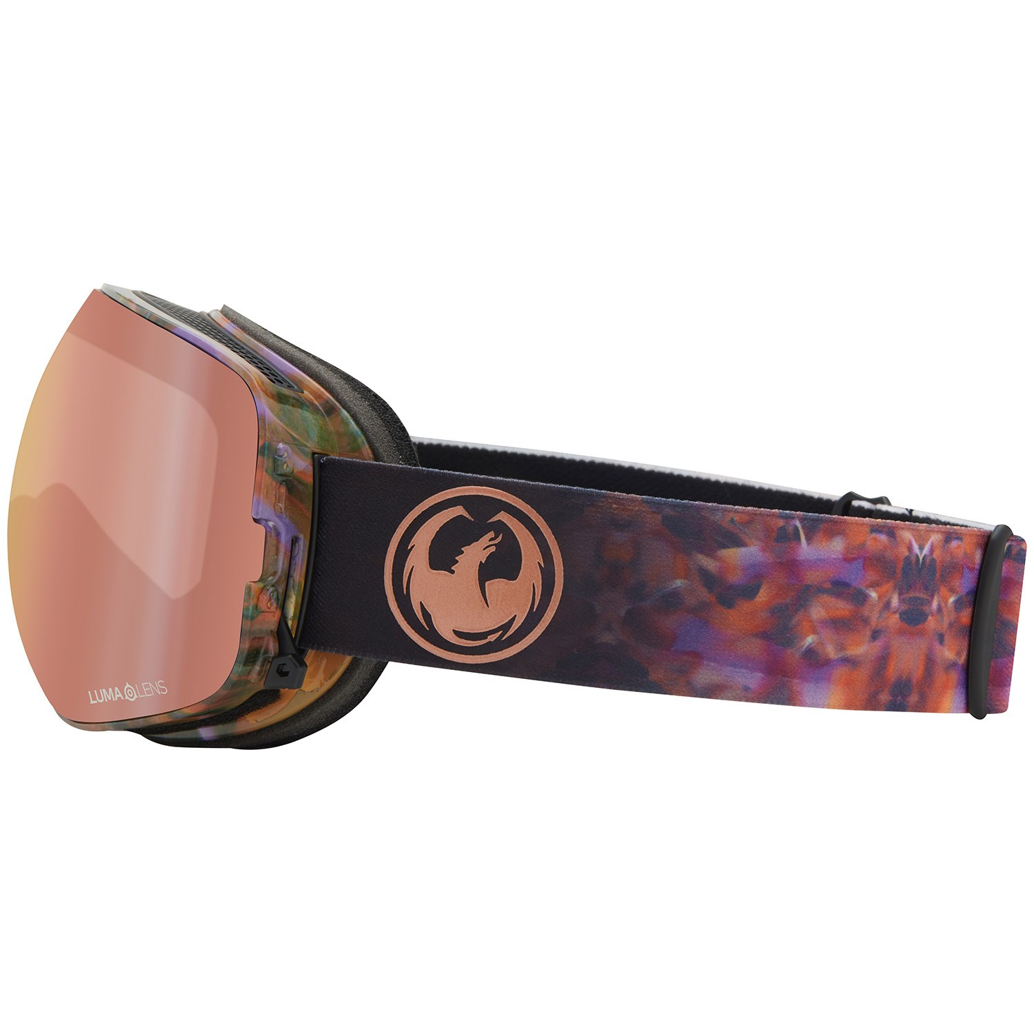 Dragon X2S Snow Goggles Amethyst Lens Rosegold Ion Violet